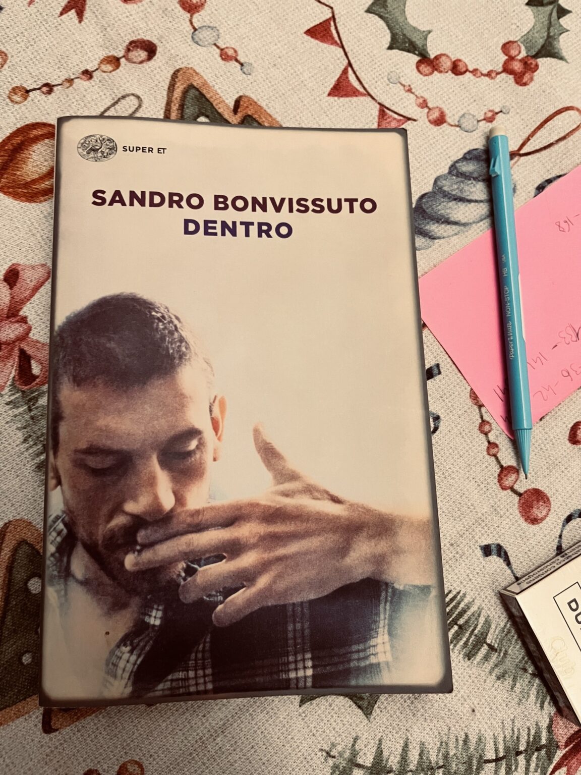 Dentro di Sandro Bonvissuto, Einaudi