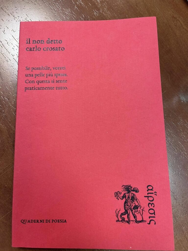 Il non detto – Carlo Crosato Eretica Edizioni